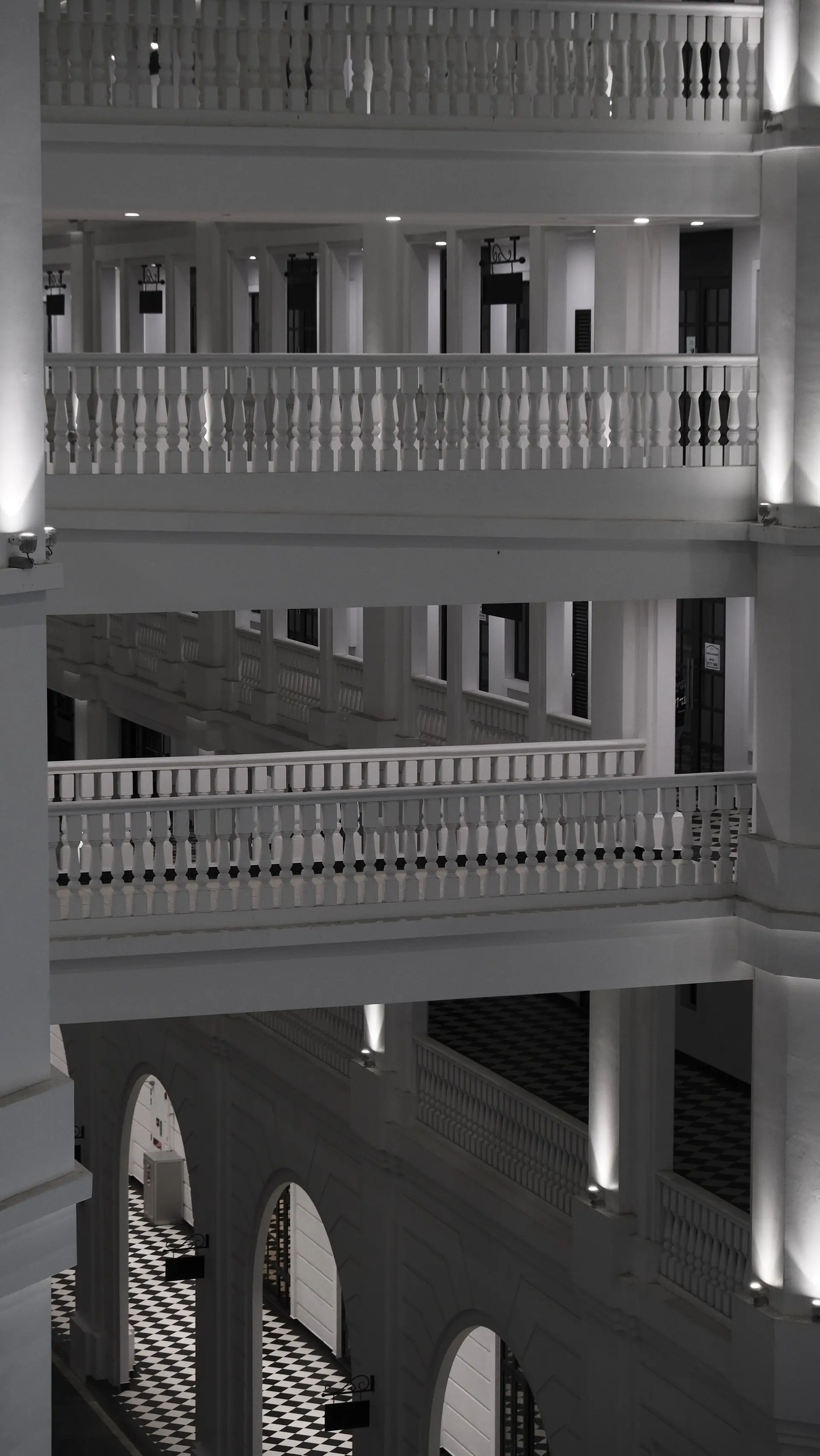 Sophisticated interior architectural detail