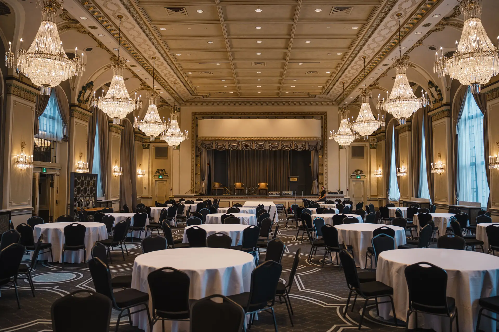 Classical architecture ballroom