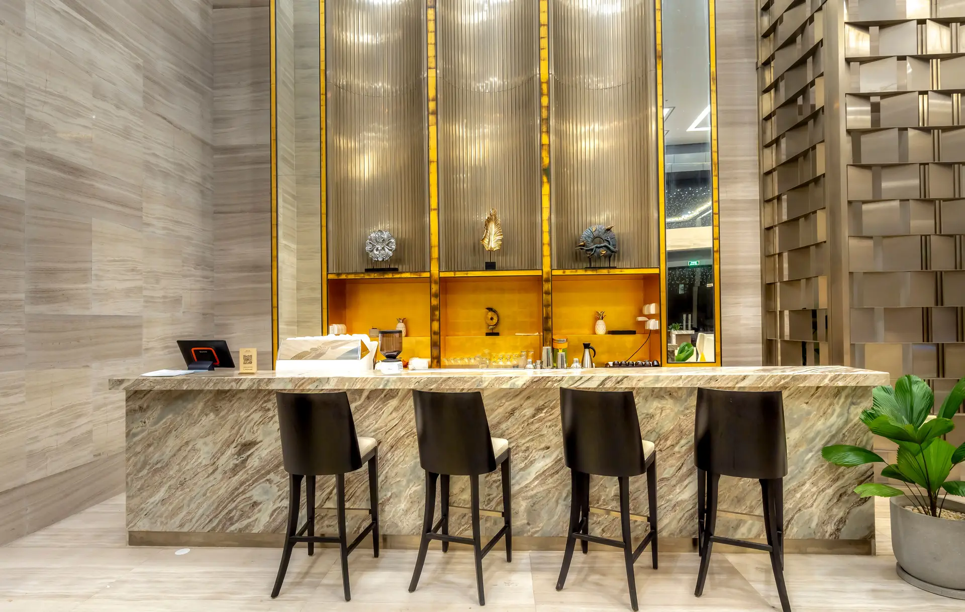 Elegant guest lounge interior at VelorianvelvetHouse