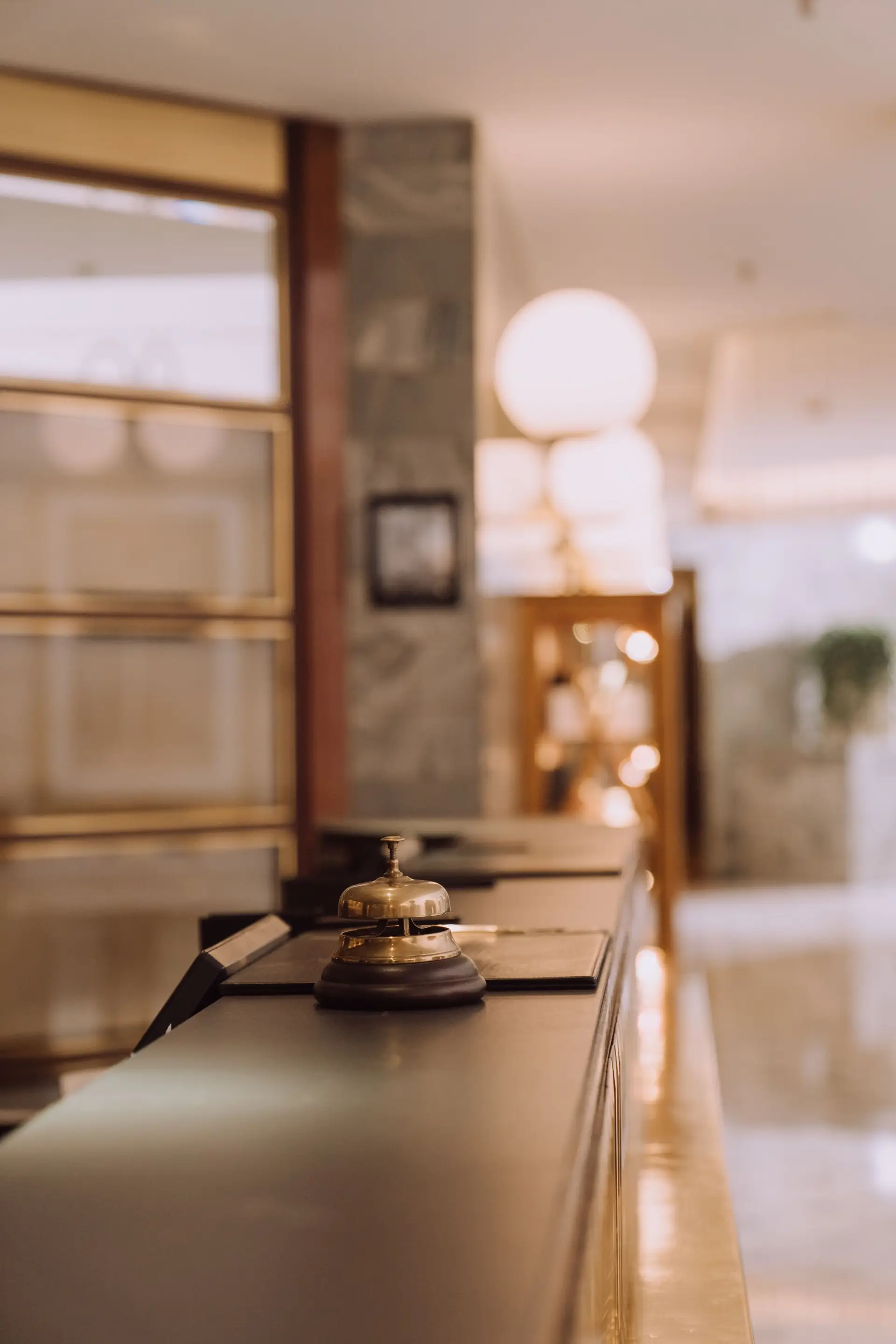 Premium guest services reception